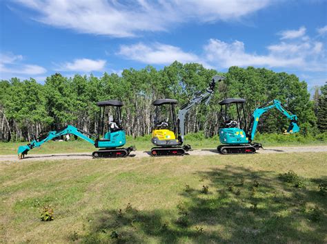 mini excavator alberta